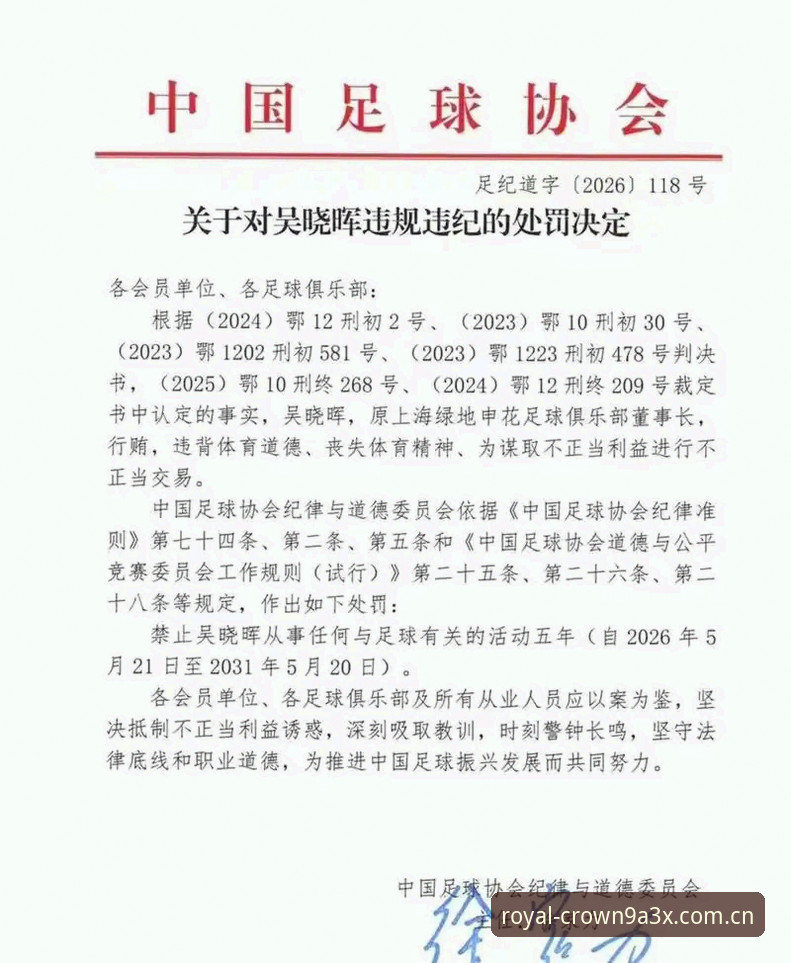 皇冠最新版下载 中国足协第三批禁足名单深度评测:从65人处罚看足球反腐的v1.8.2新阶段